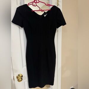 Dolce and Gabbana Black Wool Dress